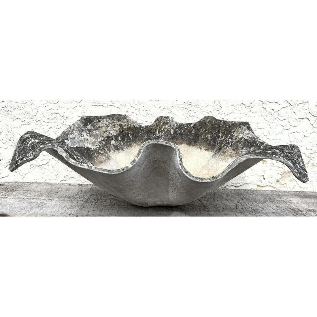 Lg Willy Guhl Handkerchief planter. Elephant ear style. (1 of 10)