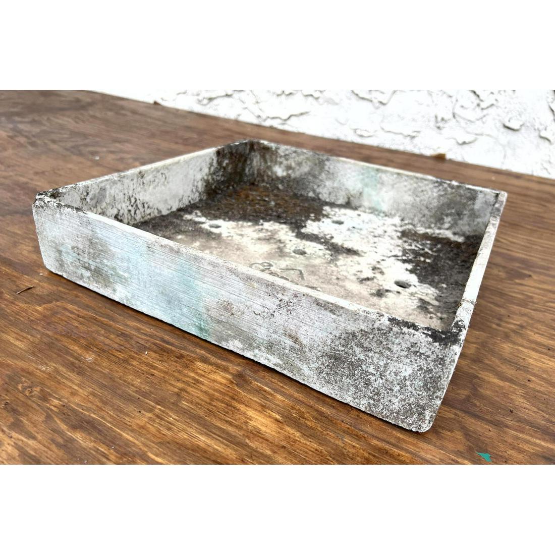 WILLY GUHL for ETERNIT Shallow Square Planter. Marked (1 of 5)