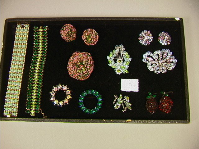 12 Pcs Lot Signed Costume Jewelry. Including CINE: 12 Pcs Lot Signed Costume Jewelry. Including CINER, KRAMER, WARNER, VENDOME, ALICE CAVINESS, etc. Bracelets and Pins. 2 pr Earrings.-- Dimensions: --- US Shipping charge: $7