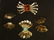 28: 4 pc Vintage Art Deco Sterling Pin & Earring Lot.