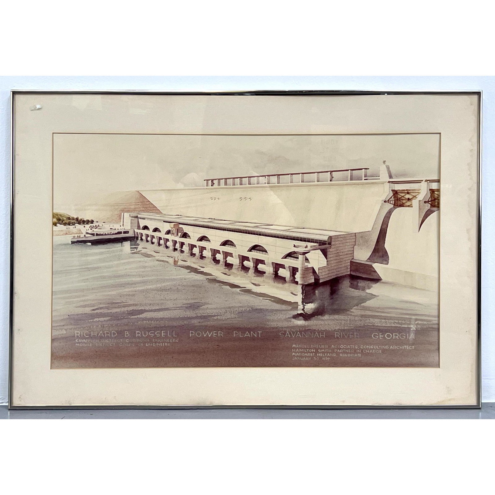 Architectural Rendering Marcel Breuer Richard B Russell (1 of 8)