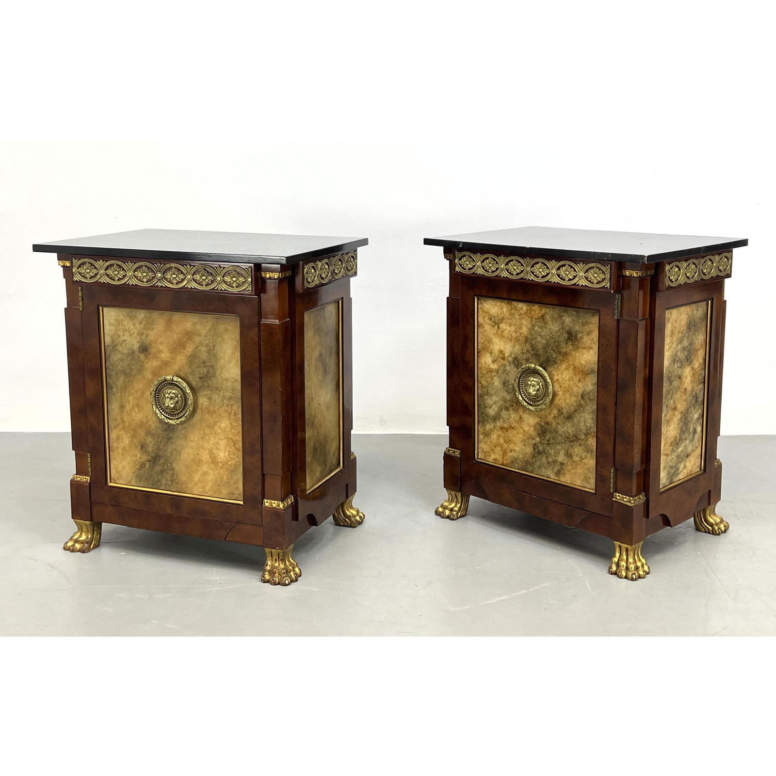 Pair Classical Form John Widdicomb Side Cabinets. Metal (1 of 16)