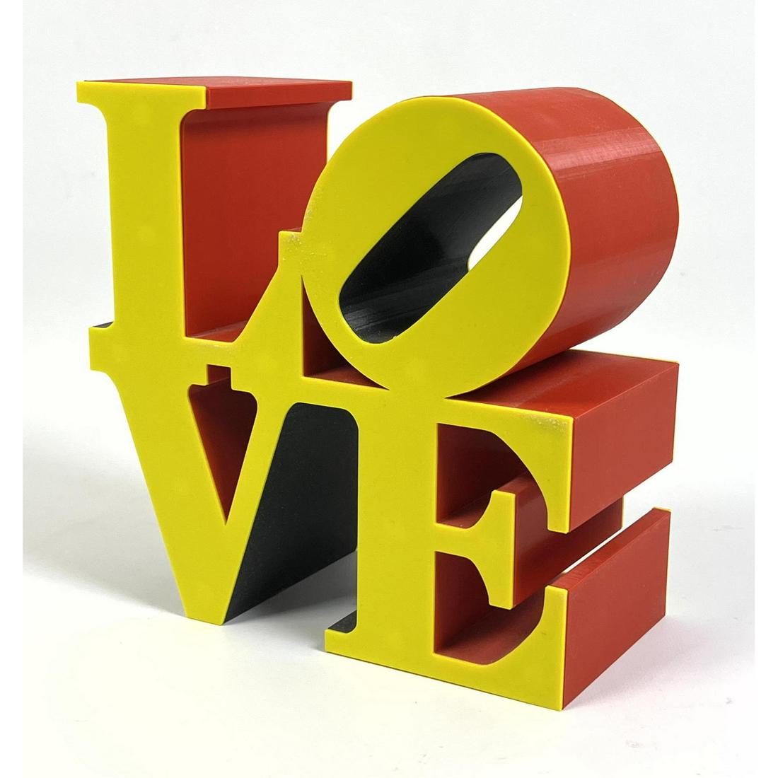 Robert Indiana Style plastic LOVE sculpture (1 of 7)