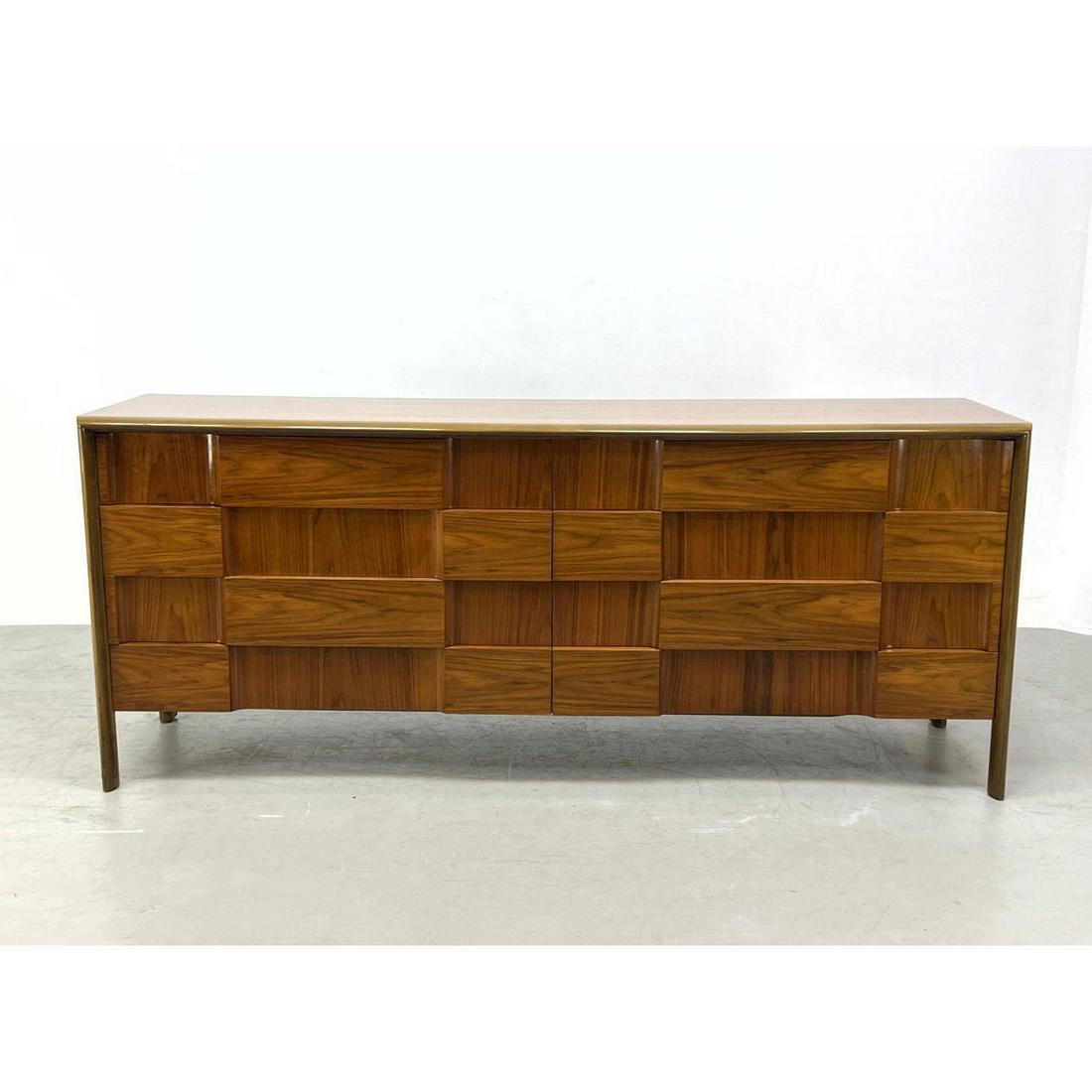 EDMOND SPENCE Credenza Sideboard Dresser. Sculptural Block Design Doors. (1 of 9)