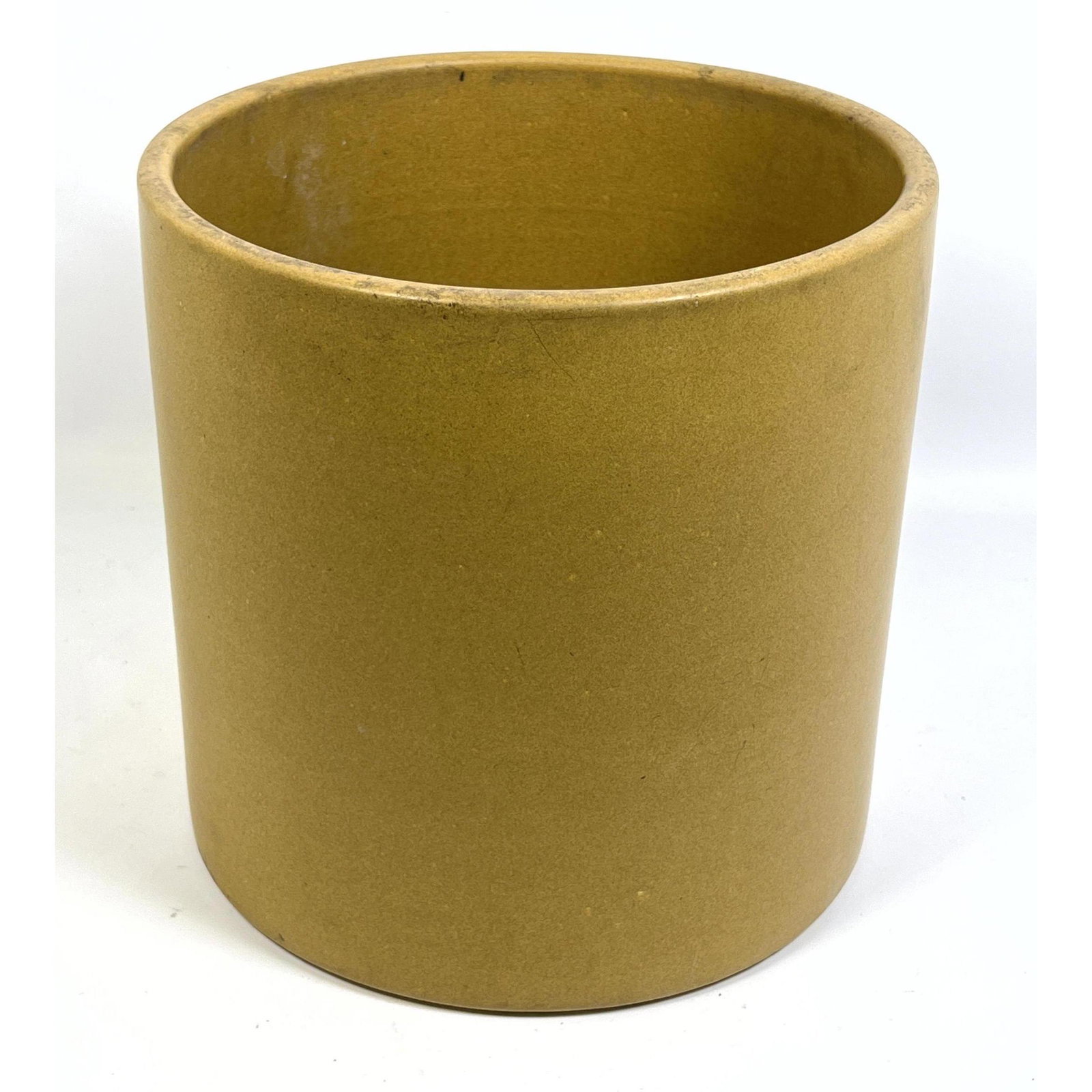 USA Architectural Pottery Planter. Mustard Color.  Marked USA. (1 of 7)