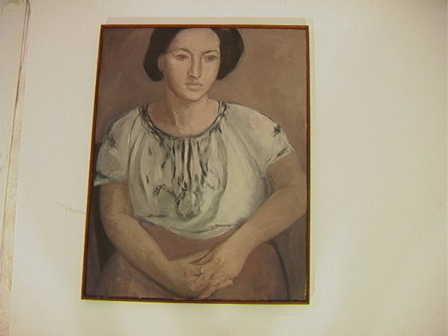 STUART EGNAL Oil Painting. (1) Portrait of Woman.: STUART EGNAL Oil Painting. (1) Portrait of Woman. Marked on Back: Pencil signed STUART EGNAL 1962 Cat #4-67. 156. STUART M. EGNAL (Philadelphia Artist), 1940-1966. In a life too brief, Mr. Egnal creat