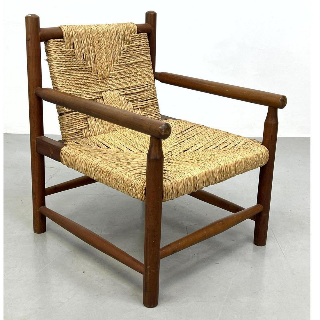 Charlotte Perriand style Wrapped Cord Lounge Chair. (1 of 10)
