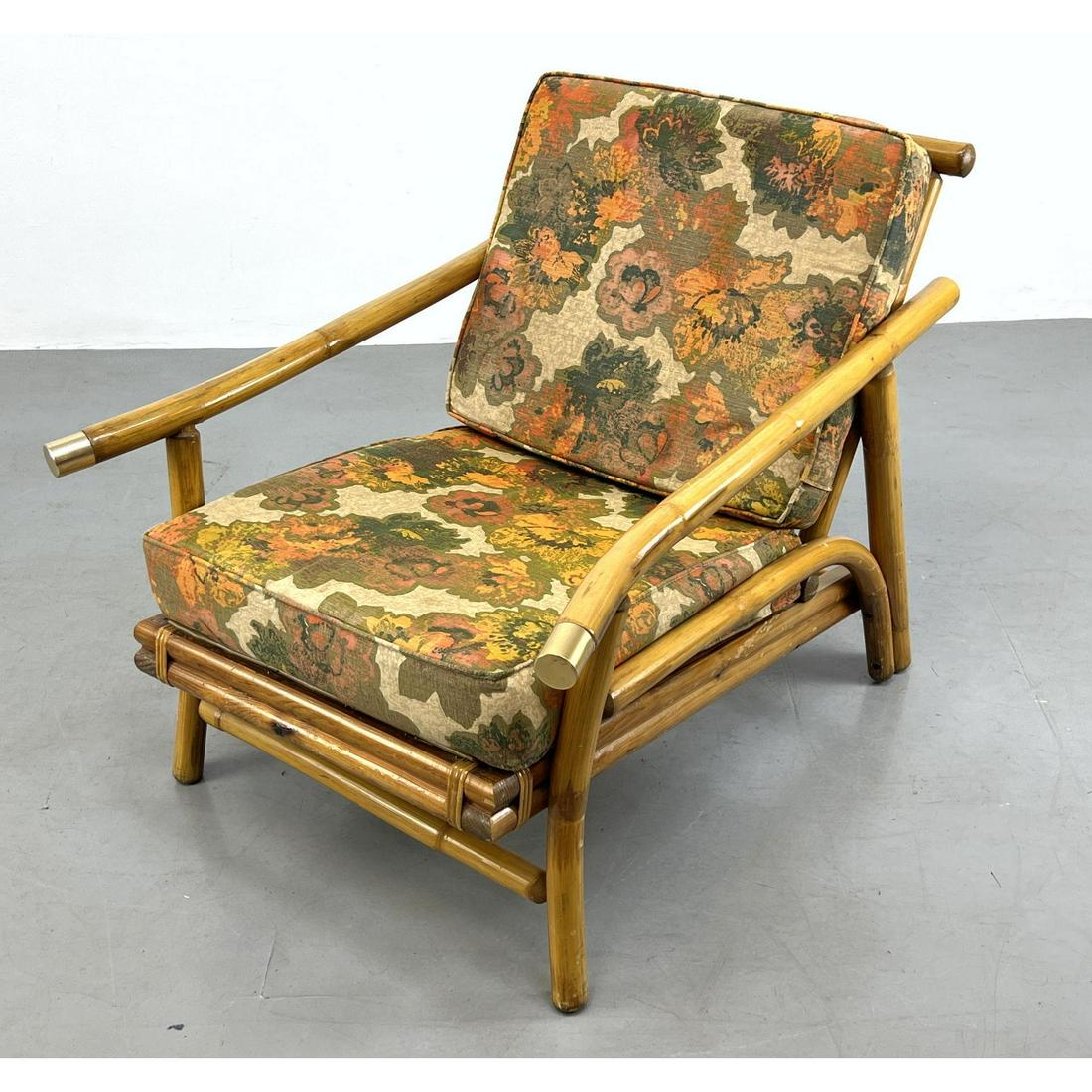 John Wisner Ficks Reed Lounge Chair. Bamboo frame. (1 of 11)