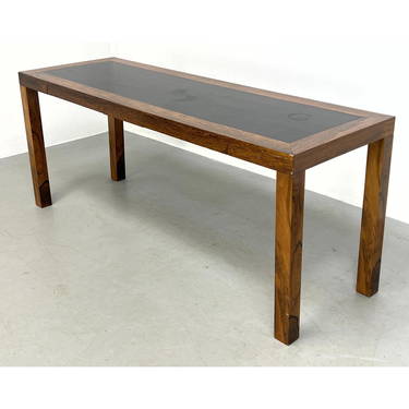 Centrum Mobler Danish Modern Rosewood Console Table Black Laminate Top 0521 On Aug 09 2022 Uniques And Antiques Inc In Pa Centrum Mobler Danish Modern Rosewood, 60 Inch Console Table Black