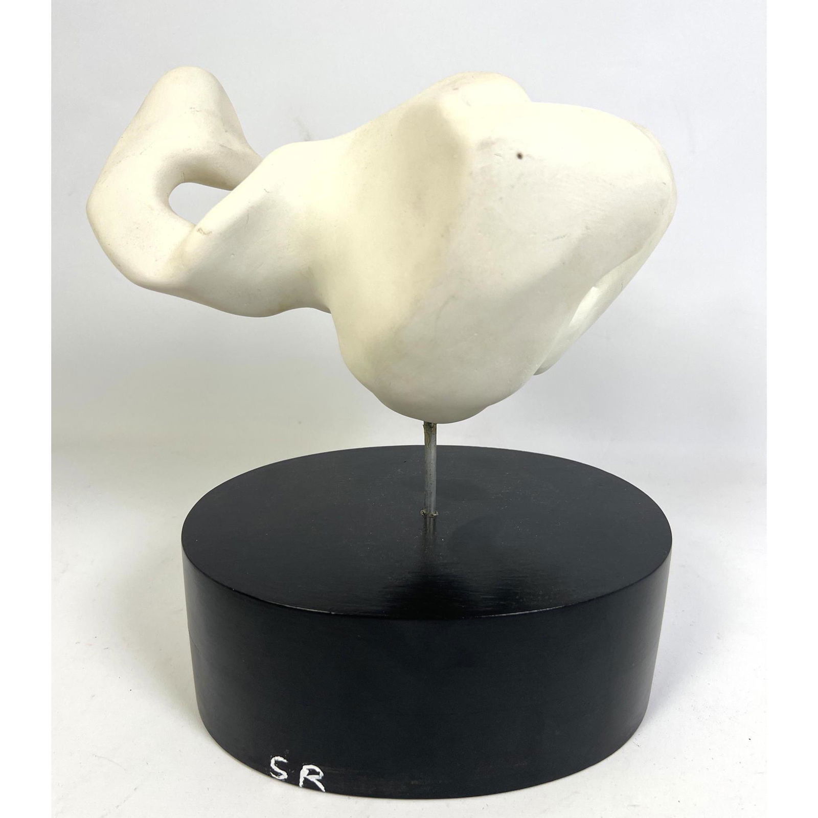 S R biomorphic plaster sculpture. Jean Arp style. (1 of 6)
