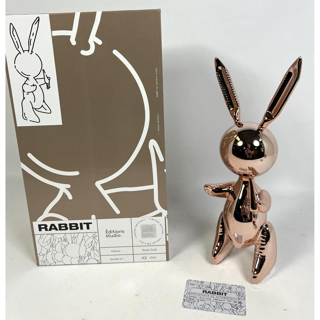 Edition studio rose gold rabbit edition number 153/500. Original box. (1 of 9)