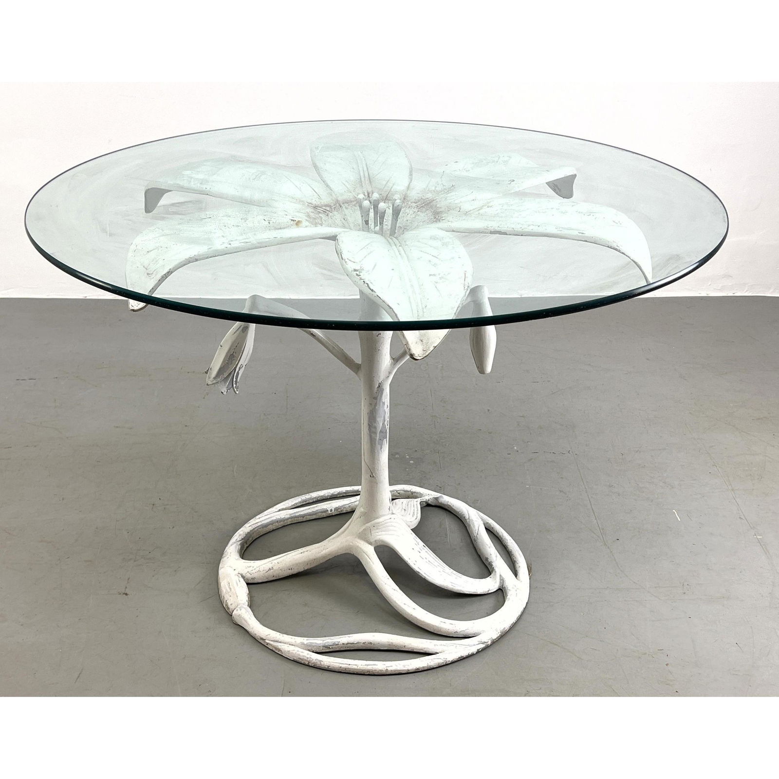 Arthur Court style Aluminum Lily table (1 of 10)