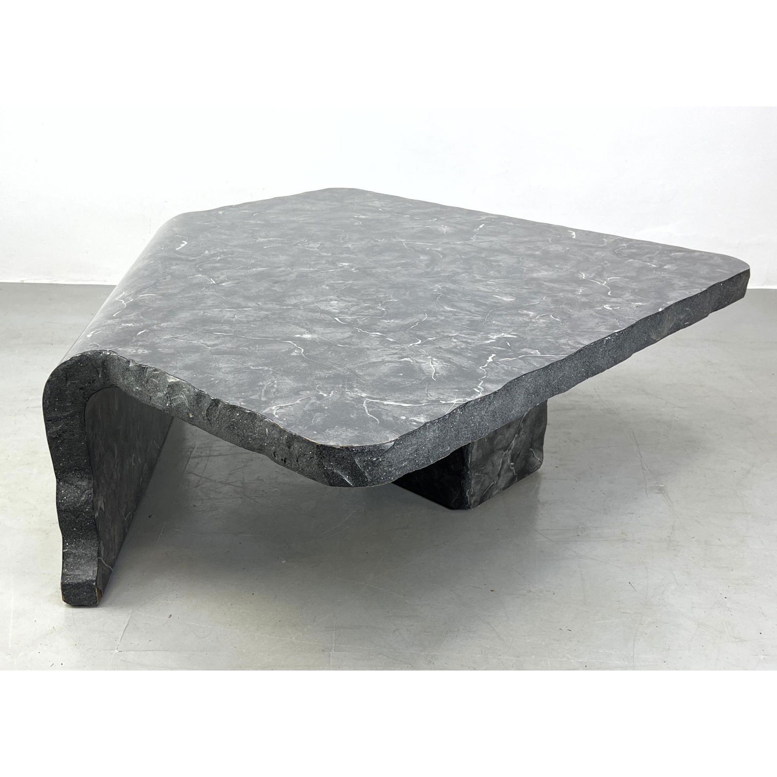 Faux marble waterfall style coffee table (1 of 12)