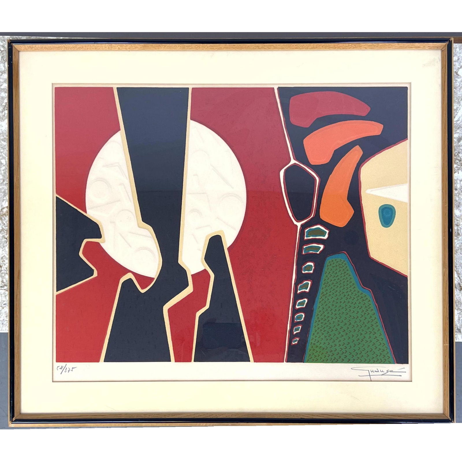 Mid Century Modern Antonio Guanse Collectors Guild Signed and Numbered print. (1 of 9)