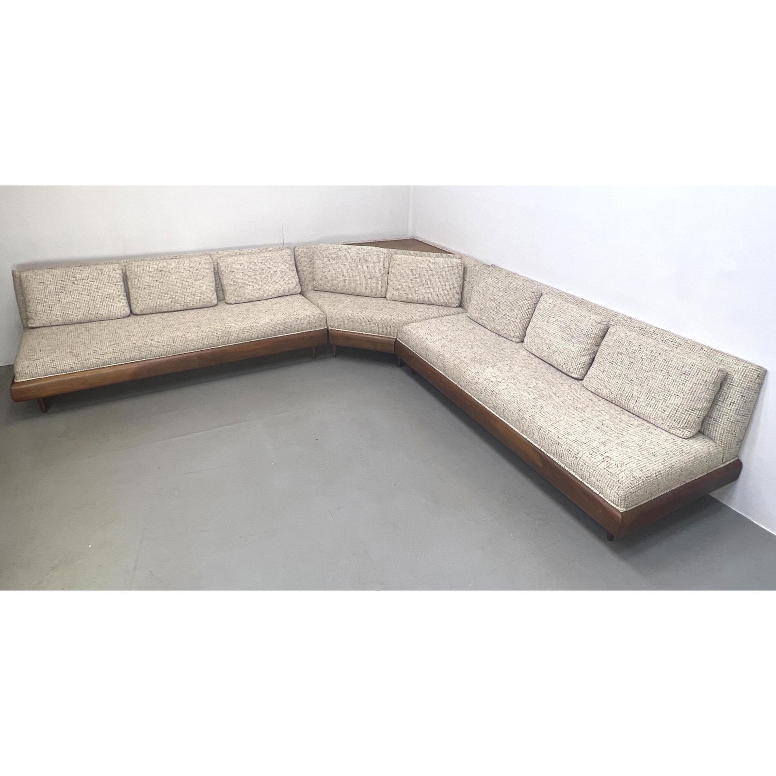 Adrian Pearsall for Craft Associates sectional sofa Width and depth of the set put together is 123. (1 of 17)
