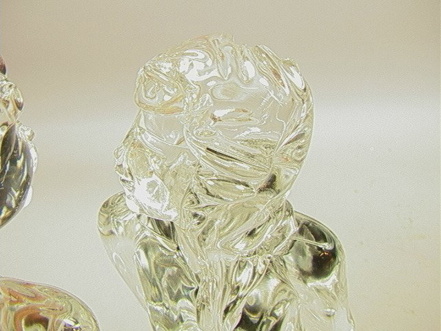 Loredano Rosin Glass Sculpture of Two Seated Figu - 4