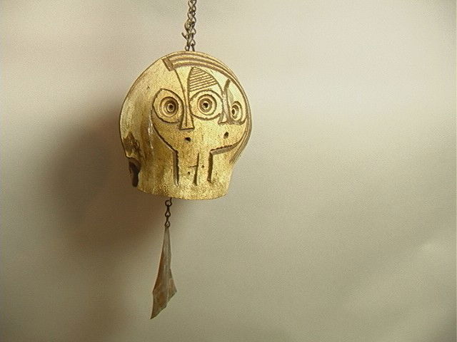 244 Pottery Soleri Ceramic Bell Wind Chime Handcraft Lot 0244 244 Pottery Soleri Ceramic Bell Wind Chime Handcraft