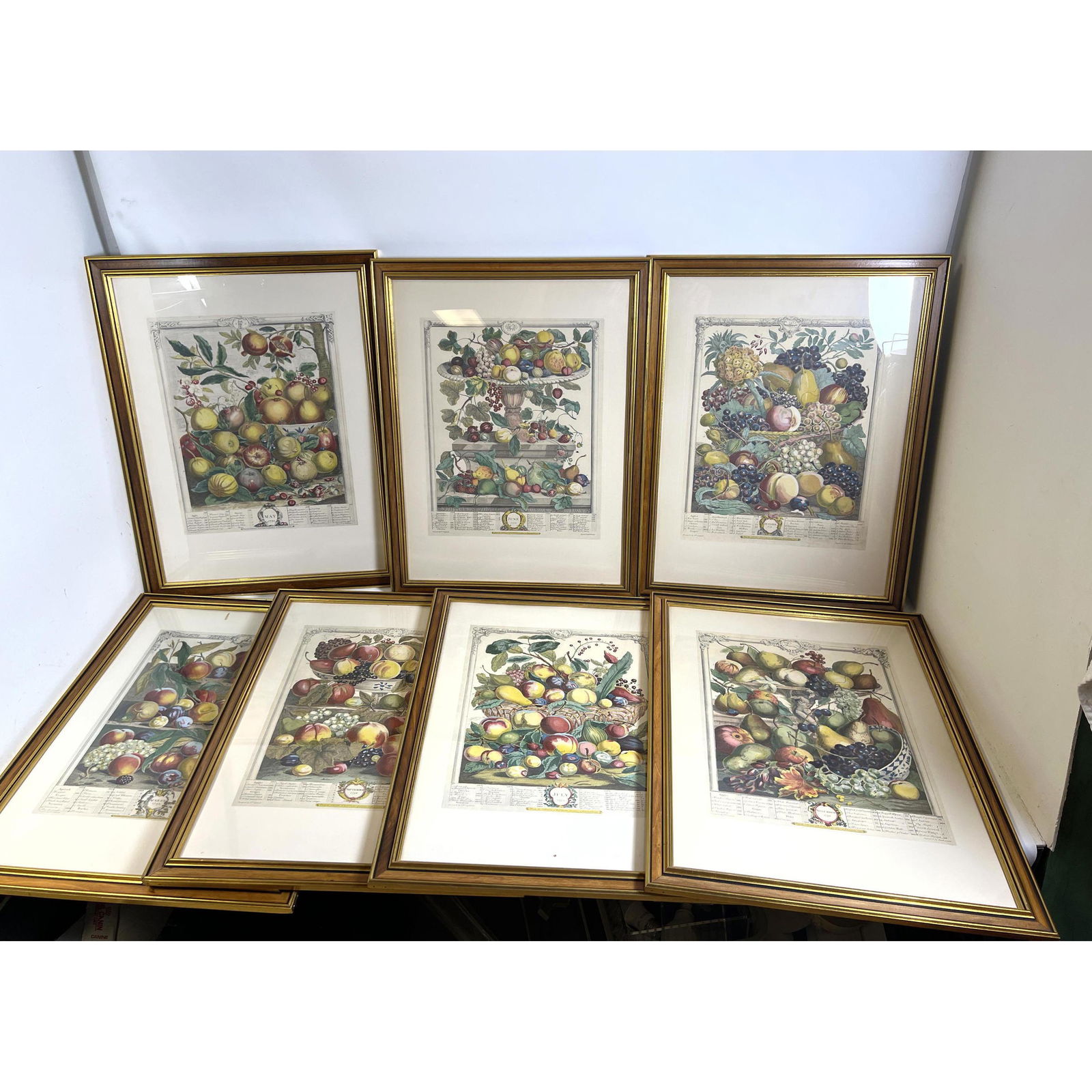 7pcs Month calendar Botanical Prints. (1 of 17)