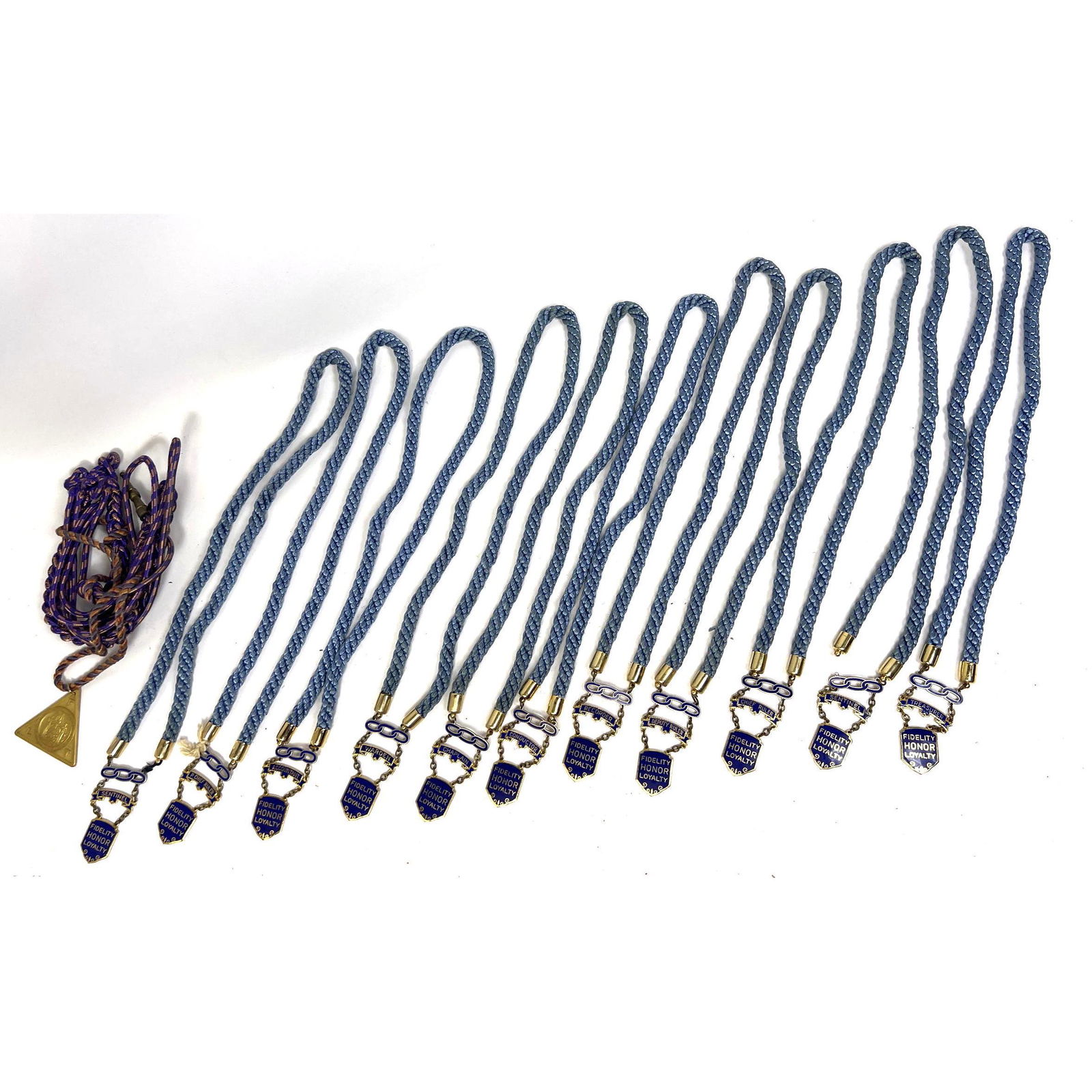 Odd fellows shoulder cords. Medals. from Odd Fellows Eden lodge Wilmington DE (1 of 11)