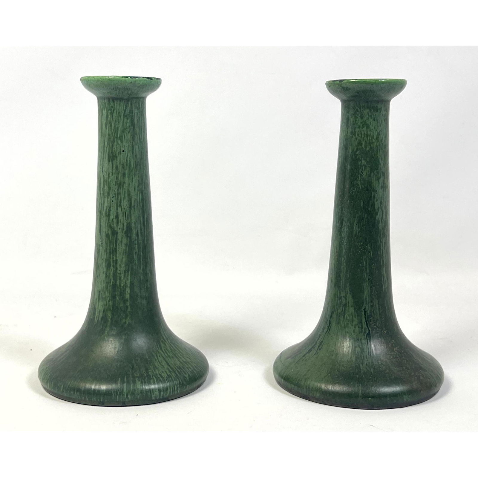 Pair of Arts and crafts candlesticks probably English (1 of 8)