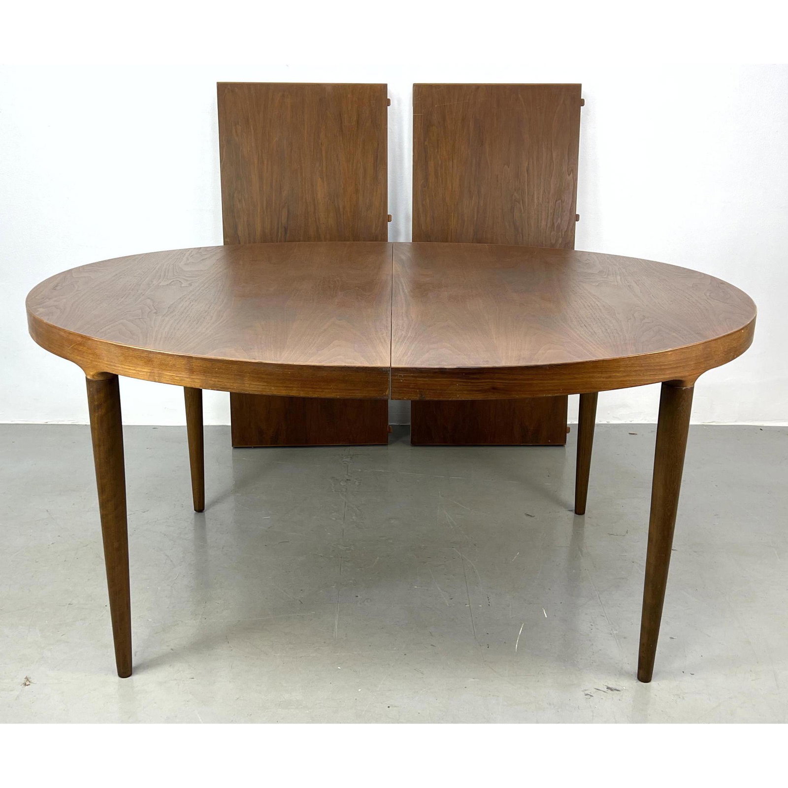 Danish Modern Teak Oval Dining Table. Two Leaves. (1 of 11)