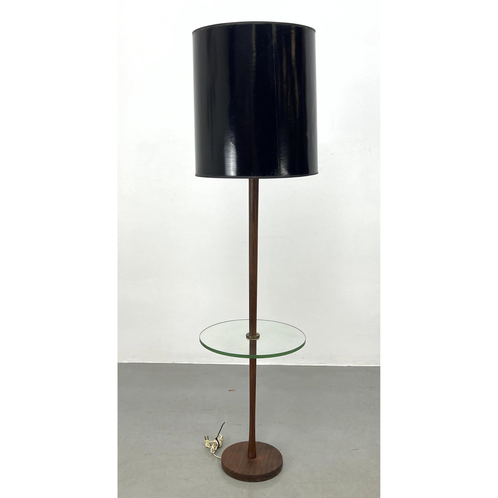 Danish Modern Teal Lamp Table. (1 of 11)