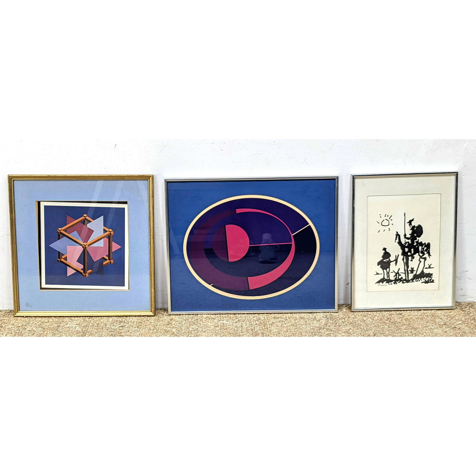 3pcs Modern Art. Perkinson Print, Kaszmacher print, Picasso print. (1 of 20)