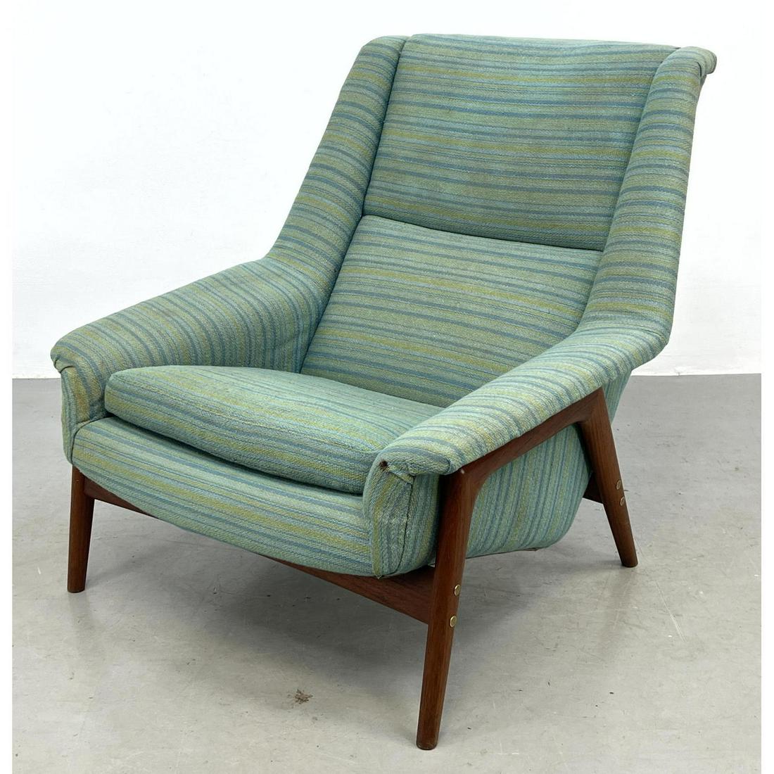 Folke Ohlsson for Dux living room armchair Danish Modern Teak. (1 of 13)