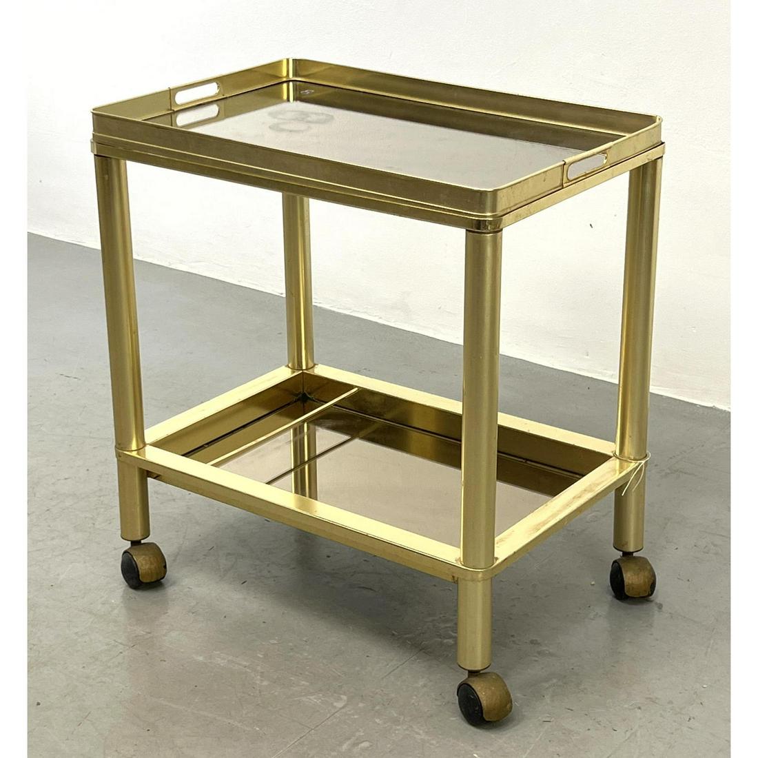 Anodized aluminum Italian bar cart (1 of 13)