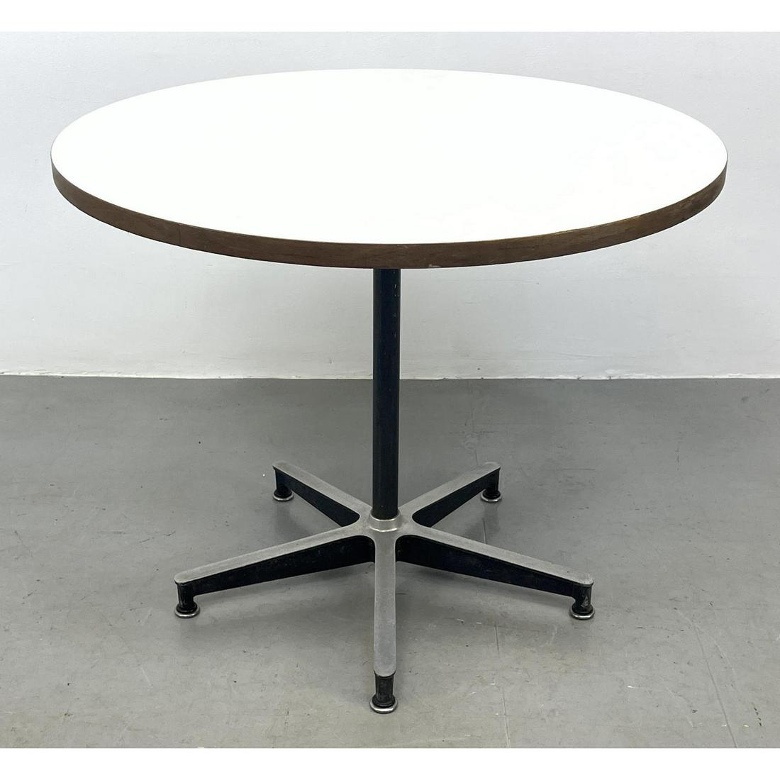 Herman Miller Eames White Laminate and Walnut Edge Dining Table (1 of 9)