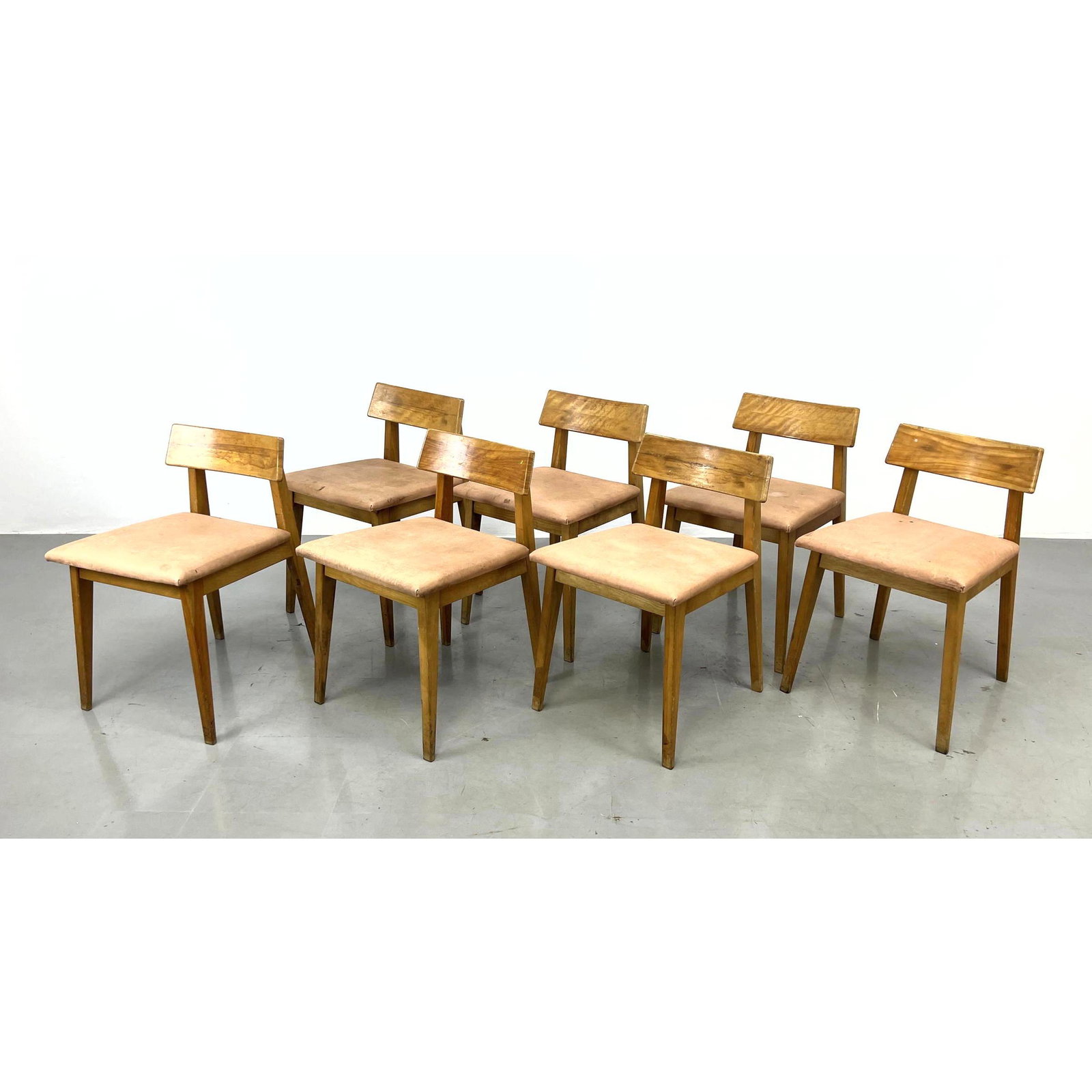 Set 7 Janet Rosenblum dining chairs labeled (1 of 14)