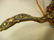 187: Champleve Enamel Brass Candle Lamp. Electric. Gla - 3