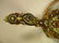 187: Champleve Enamel Brass Candle Lamp. Electric. Gla - 4