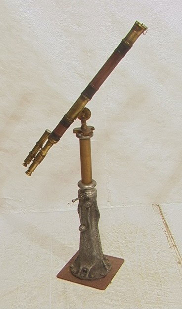 Decorative Custom Designed Telescope. Spotting s: Decorative Custom Designed Telescope. Spotting scope used in a large scale movie filmed in Philadelphia.-- Dimensions: H: 56 inches: W: 38 inches: D: 11 inches --- Please contact us with specific ques