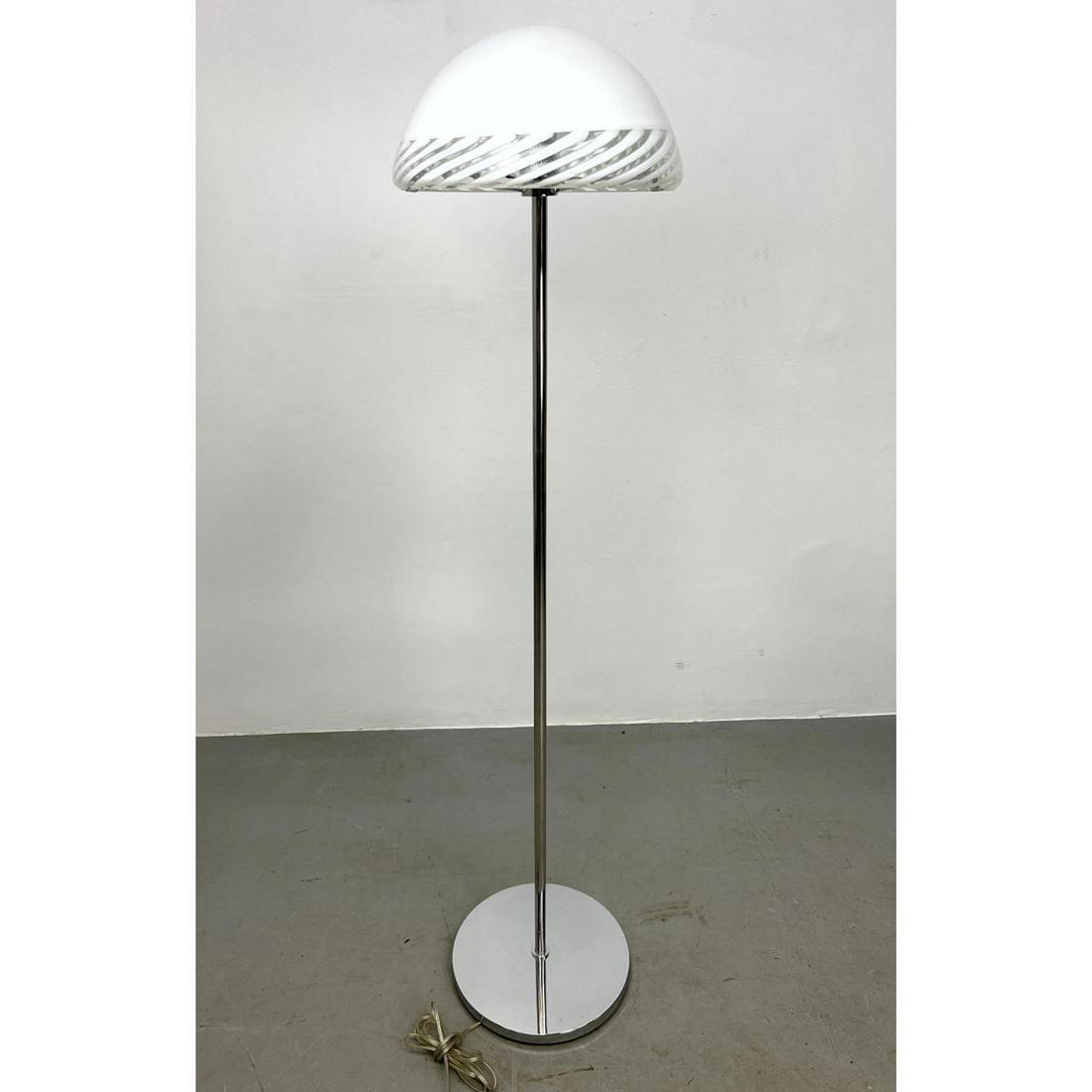 Mazzega Murano Art Glass Shade Floor lamp. (1 of 8)