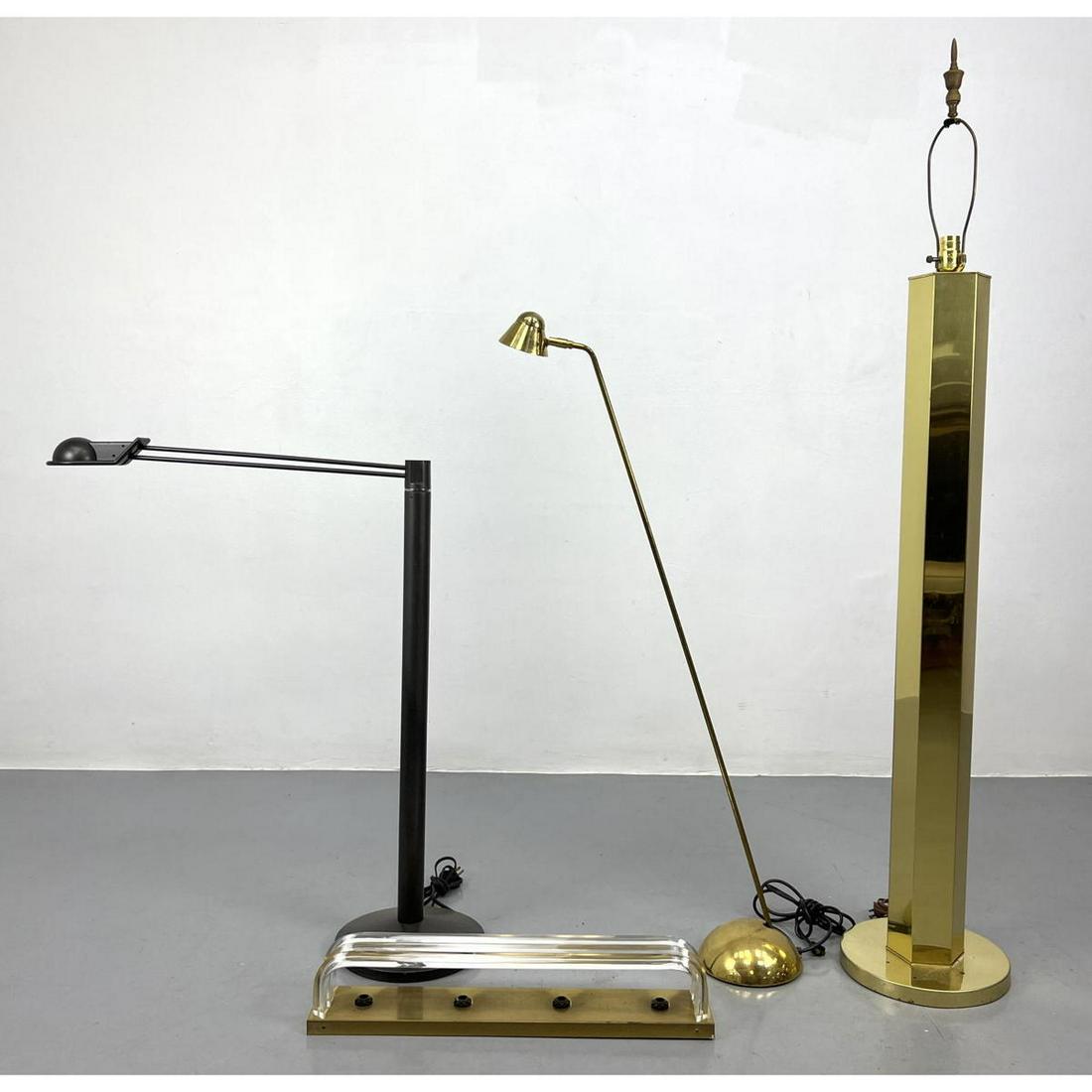 Four 1970s lamps.  3 Floor lamps and a wall sconce. omi etc. (1 of 20)