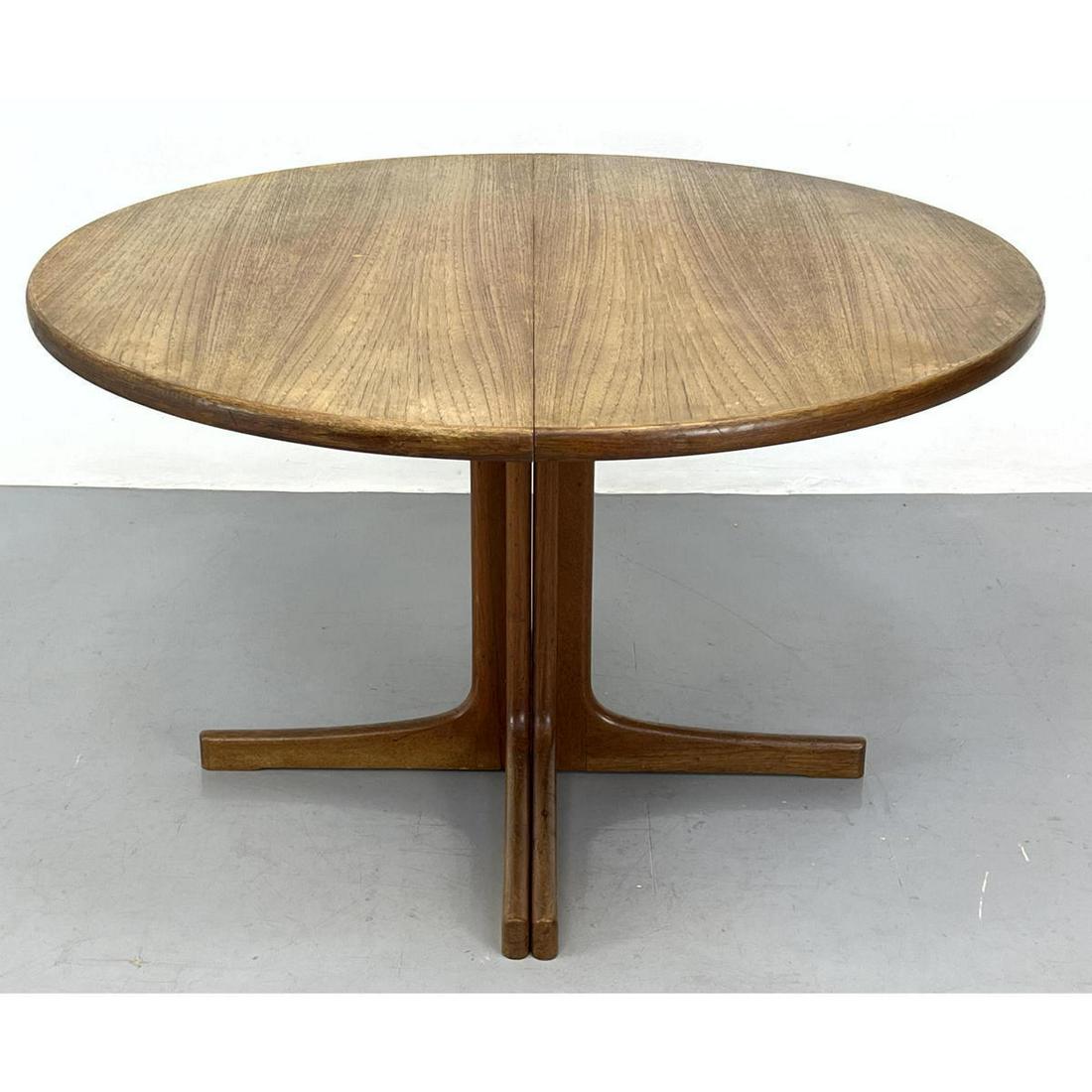 Danish Modern Teak Dining Table. No Leaves.: Danish Modern Teak Dining Table. No Leaves. Dimensions: H: 28.5 inches: W: 48 inches: D: 48 inches ---