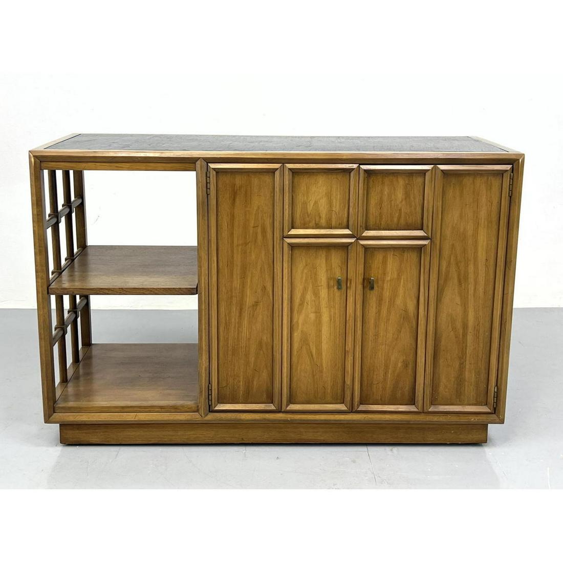 Drexel rolling buffet bar cart server. Signed inside drawer (1 of 9)