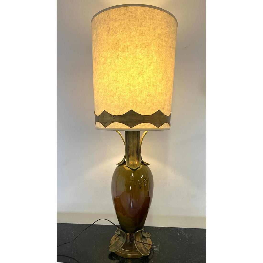 Large Hollywood Regency Style Table Lamp. Lamp base 29 inches (1 of 10)