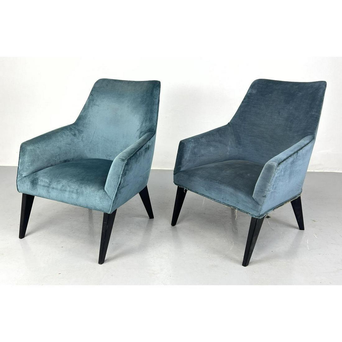 Pair Gio Ponti lounge chair with expertise from the Gio Ponti archives (1 of 20)