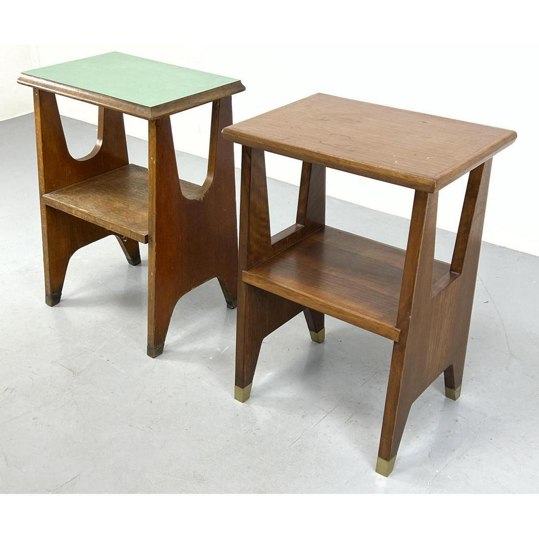 Pair Gio Ponti side tables by Schirolli for INPS a government office in Italy (1 of 16)