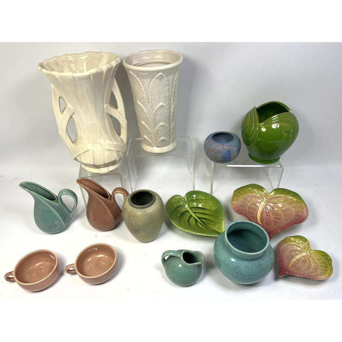 Mid Century Modern Pottery Lot. McCoy, Russell Wright, Hawaii, etc. (1 of 15)