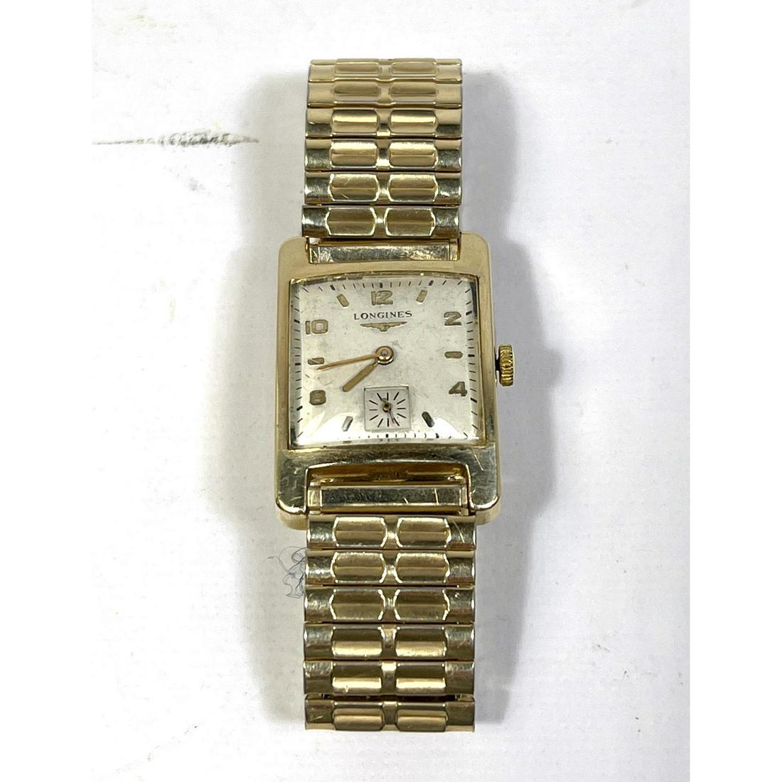 14k Gold Longines Wrist watch. Untested. (1 of 10)