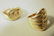 681: Two 14K Gold Ladies Rings. (1) 14K Band with 5 se