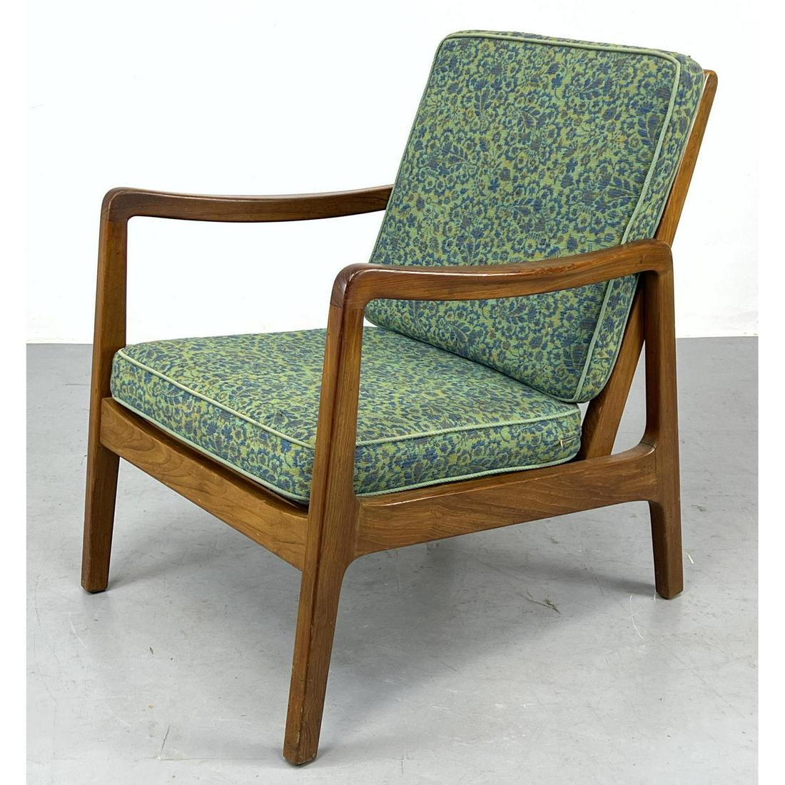 Danish Modern Open Arm Lounge Chair. Ladder Back. (1 of 11)