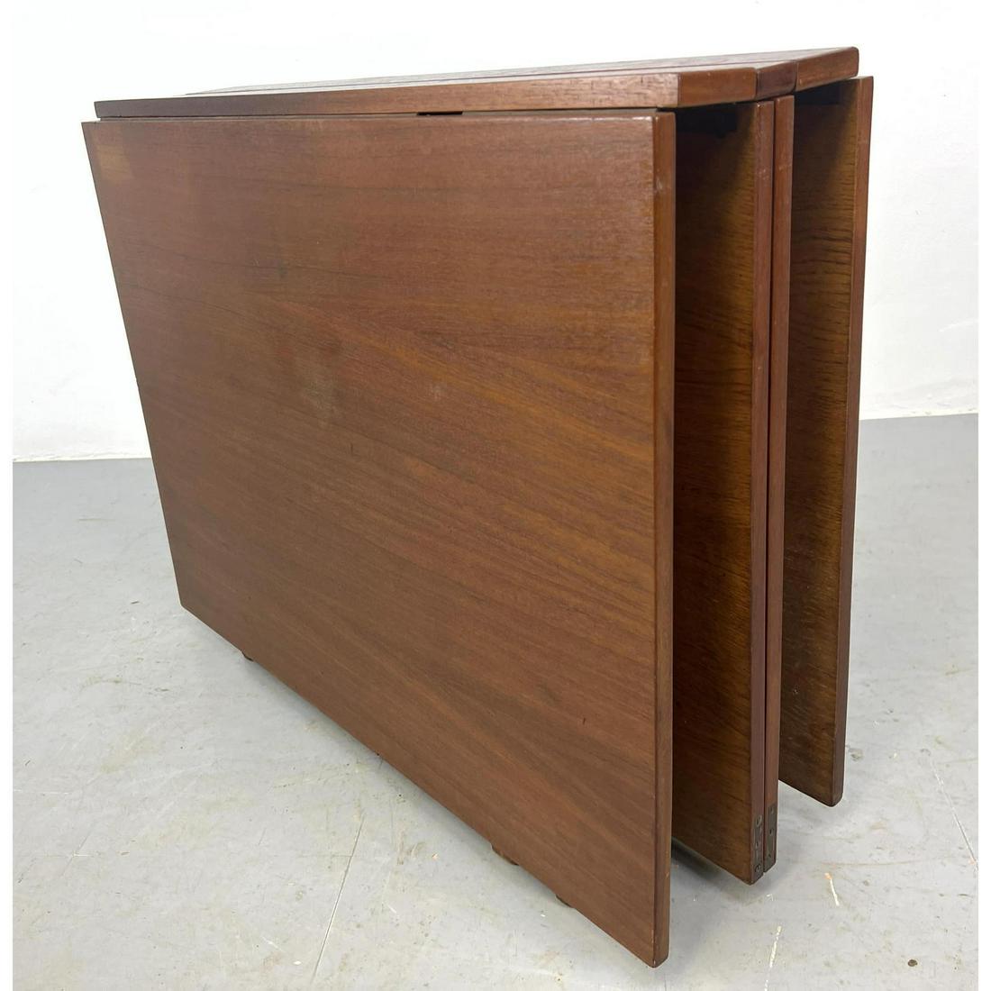 Modernist Drop Side Folding Dining Table. BRUNO MATHSSON Maria Table. Marked Made in Sweden. (1 of 16)