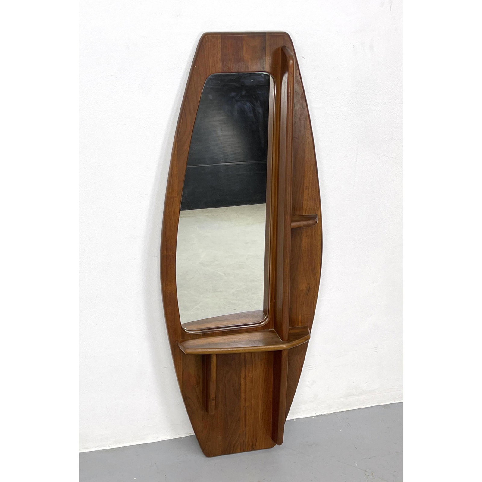 Mid Century Modern Wall Shelf Mirror. Cool design. Belart co. Mandota, Minn (1 of 9)