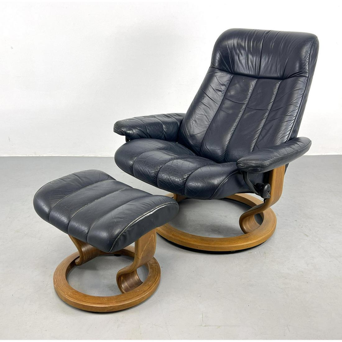 EKORNES Stressless Sweden Lounge Chair and Ottoman (1 of 18)