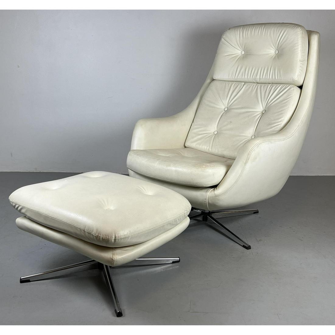 Overman of Sweden Lounge chair and ottoman. Unmarked. (1 of 13)