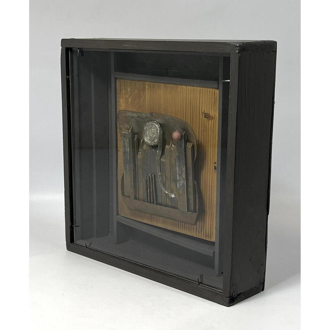 Industrial Found Object Collage Wall Art. Framed. (1 of 7)